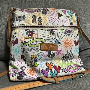 Disney Sketch Dooney and Bourke Canvas Crossbody